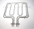 617458 TUBULAR HEATER - UPPER 400V 900/2000W