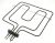 CA5G001A1 FELSÖ FÜTÖBETÉT 1400W + 1200W, 350X350MM
