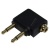 525108 ADAPTER 2FACH MONO GOLD