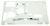 BA75-03228B BOTTOM COVER UNIT WHITE