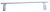 968065100 Griff pulverbeschichtet Weißaluminium