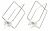 KW715856 WHISKS (PAIR)-WHITE FDP601WH-FDP623WH
