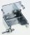 37025726 Scharnier Unterseite Funktion beschichtet links