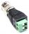 65323 ADAPTER BNC DUGÓ > CSAVAROS CSATLAKOZÓBLOKK 2 PIN