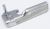 0060117189B 49045905 Mittleres Scharnier (anodisiert) drei Türen rechts
