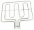 32022516 TOP AND GRILL HEATER(400V 1200+1400W E