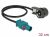 85722 Antennenkabel FAKRA Z Stecker > ISO Stecker RG-174 30cm schwarz
