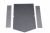 FILTER-SZETT 3 RÉSZES HELYETTESÍTŐ PASSEND FÜR MIELE 09688381, 06057930