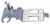 37015295 TOP HINGE GR./366 PANA