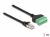 65977 RJ45 Kabel CAT.6 Stecker zu Terminalblock Adapter 1m 2-teilig