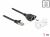 87111 NETZWERK VERLÄNGERUNGSKABEL FÜR EASY 45 MODUL S/FTP RJ45 STECKER ZU RJ45 BUCHSE CAT.6A 1 M SCHWARZ