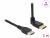 87151 DisplayPort Kabel Stecker gerade zu Stecker 90° oben gewinkelt 8K 60Hz 3m ohne Einrastfunktion